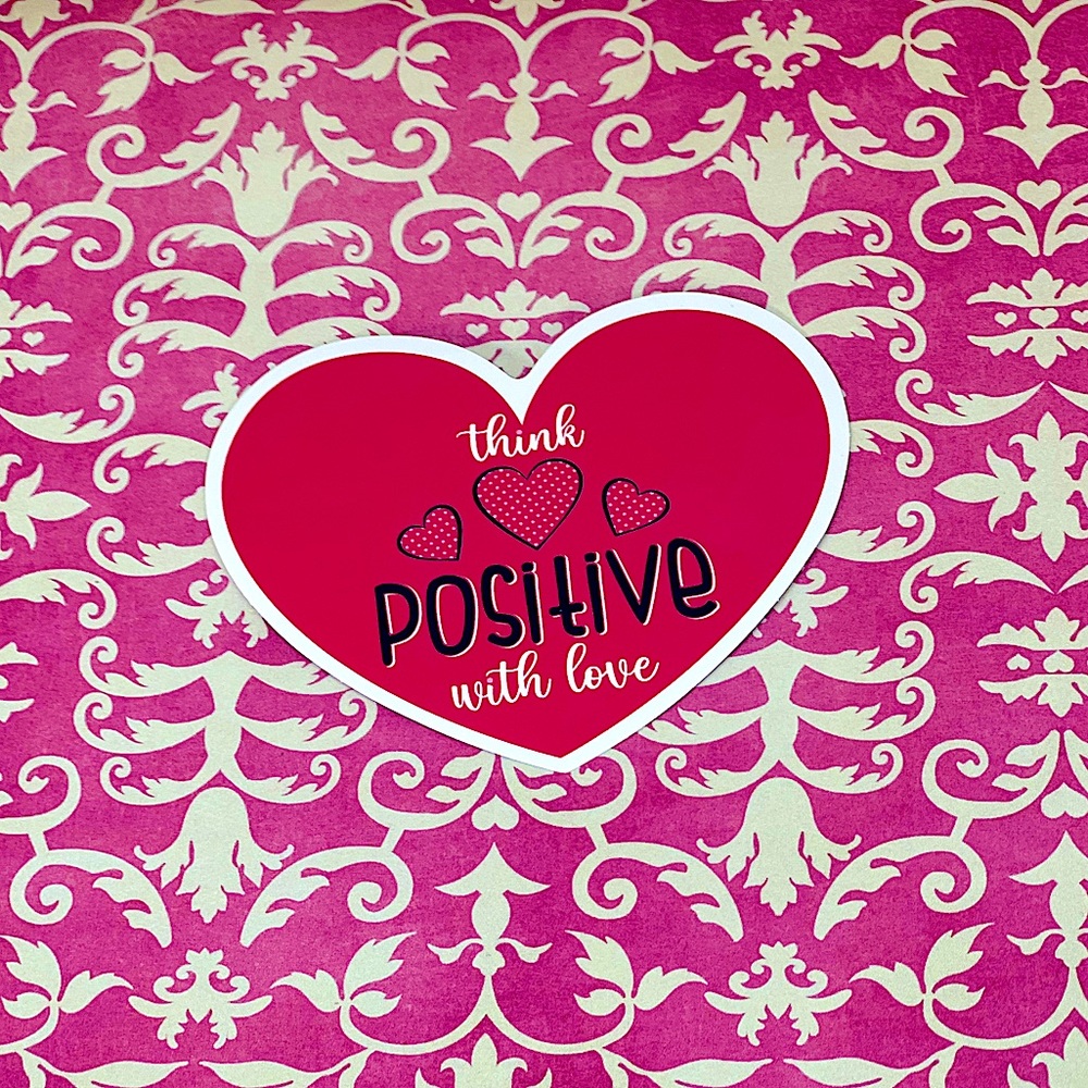 Manifest Love Think Positive Lovey Sweetheart Love You Valentines Sweet Sticker